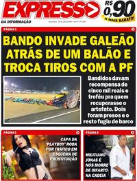 Capa do jornal Expresso da Informação 22/07/2020