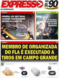 Capa do jornal Expresso da Informação 28/02/2020