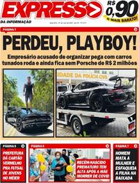 Capa do jornal Expresso da Informação 29/05/2020