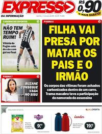 Capa do jornal Expresso da Informação 31/01/2020