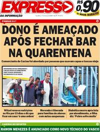Capa do jornal Expresso da Informação 31/03/2020