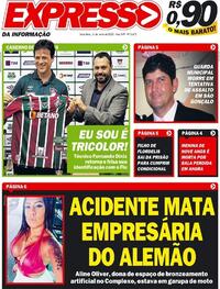 Capa do jornal Expresso da Informação 03/05/2022