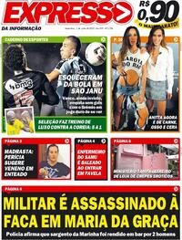 Capa do jornal Expresso da Informação 03/06/2022