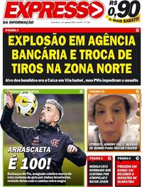Capa do jornal Expresso da Informação 04/08/2022