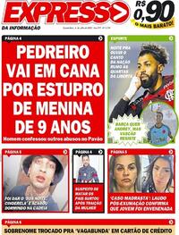 Capa do jornal Expresso da Informação 06/07/2022