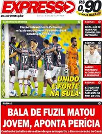 Capa do jornal Expresso da Informação 07/04/2022