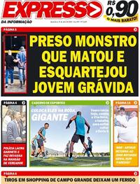 Capa do jornal Expresso da Informação 08/04/2022