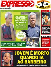 Capa do jornal Expresso da Informação 08/05/2022