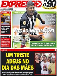 Capa do jornal Expresso da Informação 09/05/2022