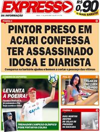 Capa do jornal Expresso da Informação 11/06/2022