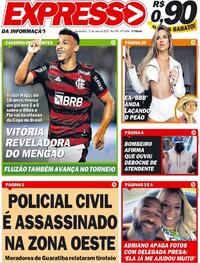 Capa do jornal Expresso da Informação 12/05/2022