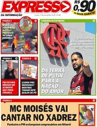 Capa do jornal Expresso da Informação 15/03/2022