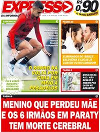 Capa do jornal Expresso da Informação 16/04/2022