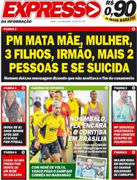 Capa do jornal Expresso da Informação 16/07/2022