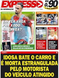 Capa do jornal Expresso da Informação 18/01/2022