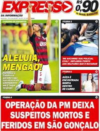 Capa do jornal Expresso da Informação 18/05/2022