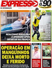 Capa do jornal Expresso da Informação 19/05/2022