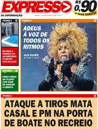 Capa do jornal Expresso da Informação 21/01/2022