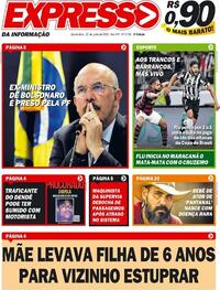 Capa do jornal Expresso da Informação 23/06/2022