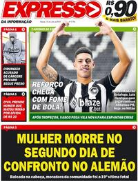 Capa do jornal Expresso da Informação 23/07/2022