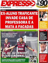 Capa do jornal Expresso da Informação 25/08/2022