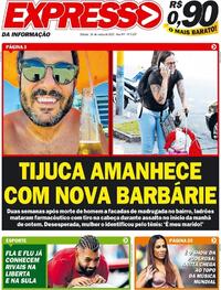 Capa do jornal Expresso da Informação 26/03/2022