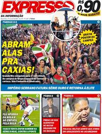 Capa do jornal Expresso da Informação 27/04/2022