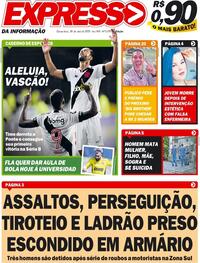 Capa do jornal Expresso da Informação 28/04/2022