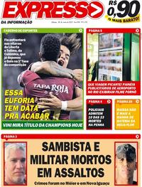 Capa do jornal Expresso da Informação 28/05/2022