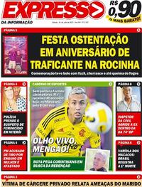 Capa do jornal Expresso da Informação 30/07/2022