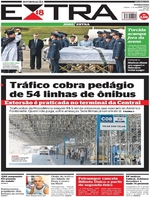 Capa do jornal Extra 03/12/2016