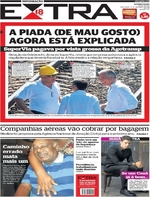 Capa do jornal Extra 13/12/2016