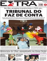 Capa do jornal Extra 14/12/2016