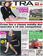 Capa do jornal Extra 18/12/2016