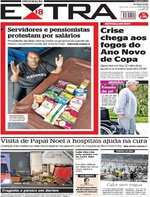 Capa do jornal Extra 20/12/2016