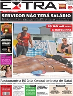 Capa do jornal Extra 22/12/2016