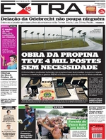 Capa do jornal Extra 24/11/2016