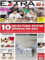 Capa do jornal Extra 25/12/2016