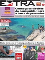 Capa do jornal Extra 26/12/2016