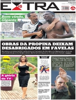 Capa do jornal Extra 27/11/2016