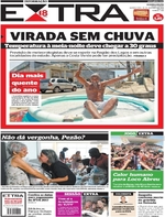 Capa do jornal Extra 28/12/2016