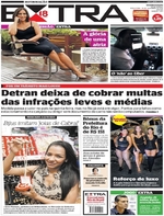Capa do jornal Extra 29/11/2016