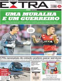 Capa do jornal Extra 01/12/2017