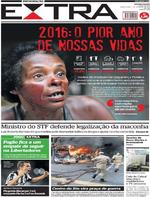 Capa do jornal Extra 02/02/2017
