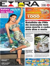 Capa do jornal Extra 02/04/2017