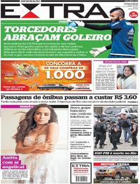 Capa do jornal Extra 02/09/2017