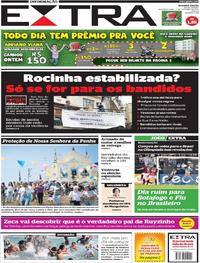 Capa do jornal Extra 02/10/2017