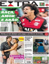 Capa do jornal Extra 02/11/2017