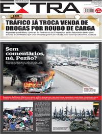 Capa do jornal Extra 03/05/2017