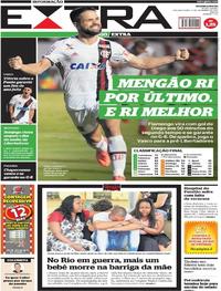 Capa do jornal Extra 04/12/2017